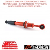 OUTBACK ARMOUR SUSPENSION KIT FRONT EXPD HD FITS TOYOTA LC 200 SERIES 9/2007+